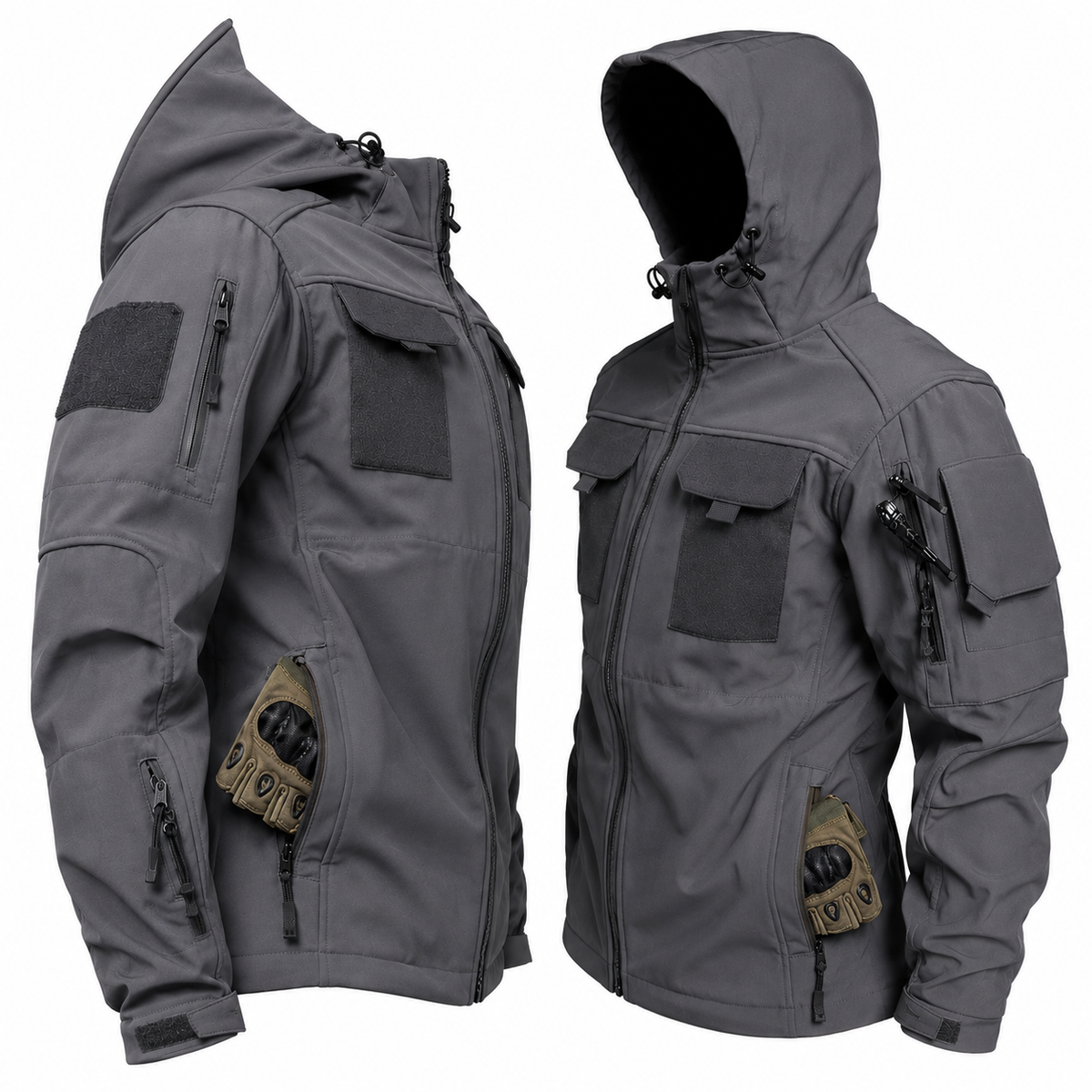 Men's Tactical Softshell Jacket – Waterproof Military Style for Autumn & Winter