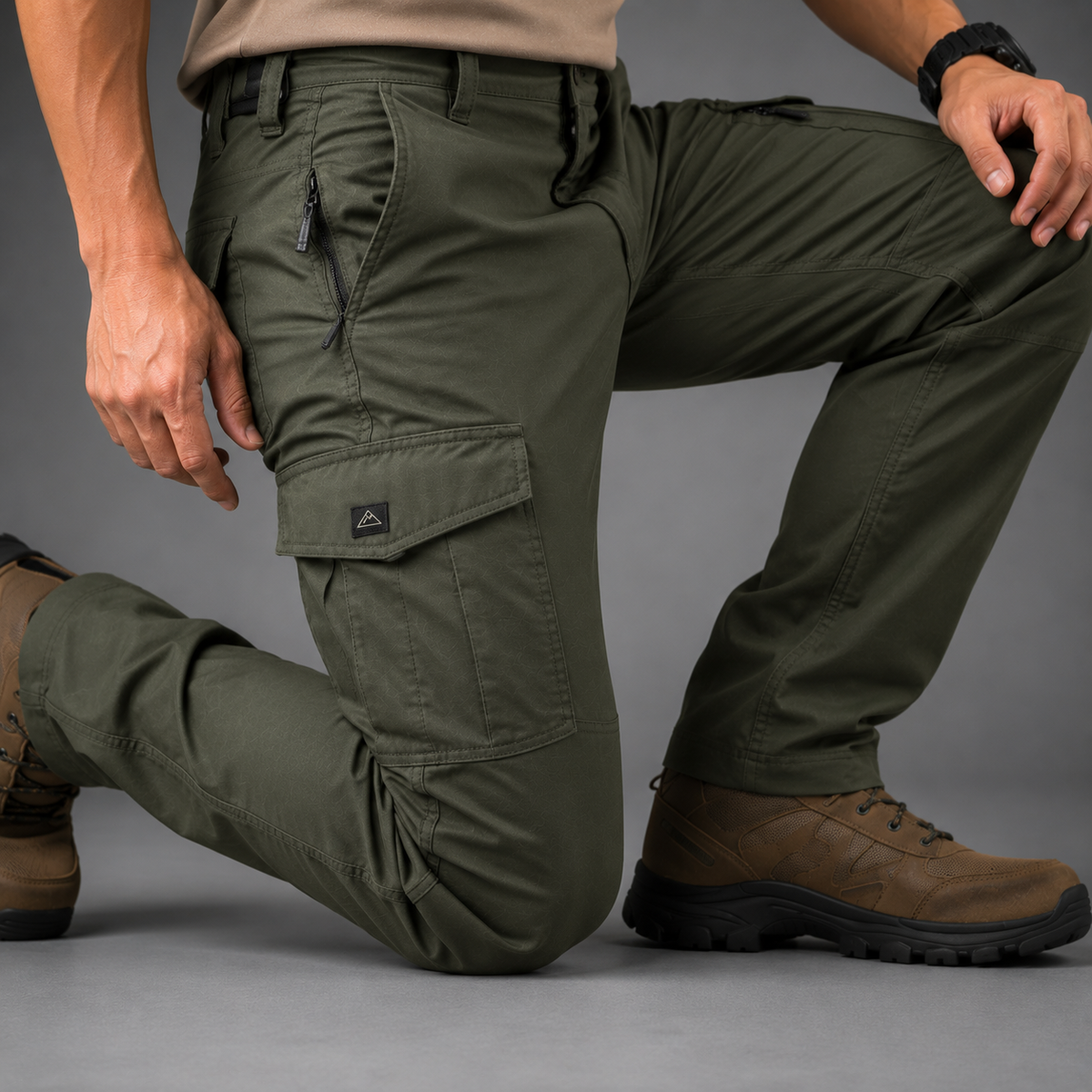 Men's Waterproof Tactical Cargo Pants – Built for Urban and Outdoor Performance