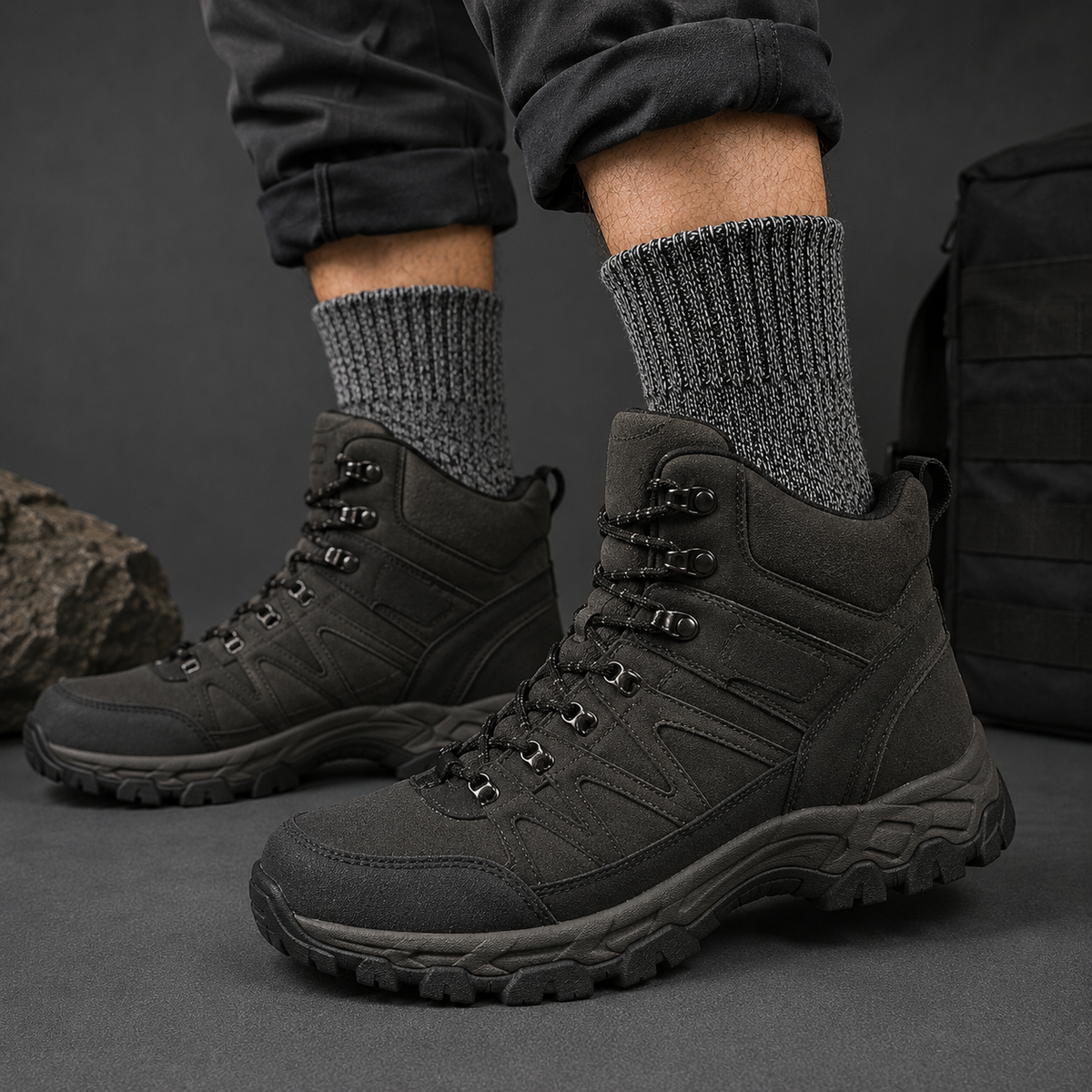 5 Pairs Merino Wool Thermal Socks for Men – Hiking & Extreme Cold Weather