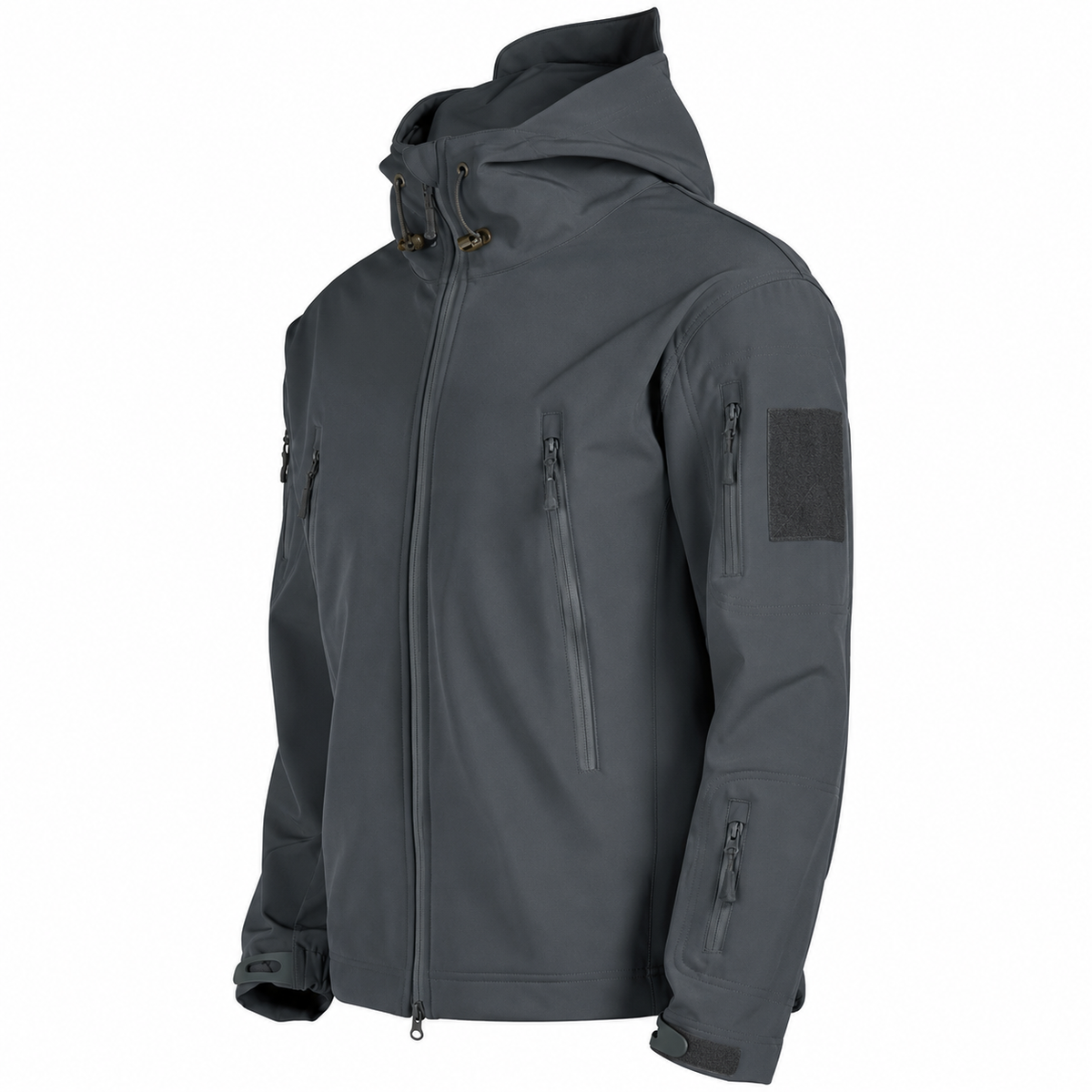 Premium Men's Softshell Tactical Jacket | Waterproof Outdoor Hooded Coat
