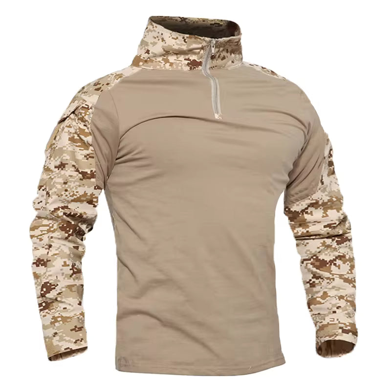 Men's Tactical Long Sleeve Shirt – Outdoor Hiking Performance Wear