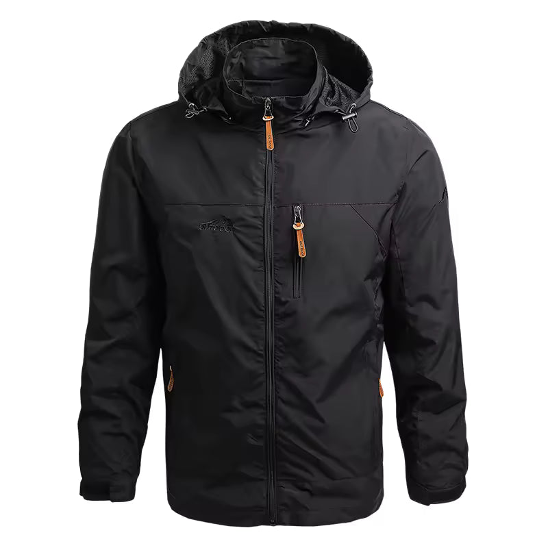 Men's Waterproof Windbreaker Jacket with Hood – Premium Outdoor Gear