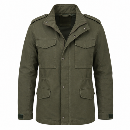 Men's M65 Tactical Jacket – 100% Premium Cotton Military Field Jacket with Multi Pockets