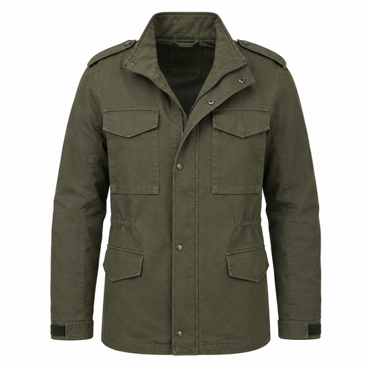 Men's M65 Tactical Jacket – 100% Premium Cotton Military Field Jacket with Multi Pockets