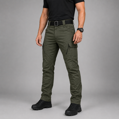 Men's Waterproof Cargo Trousers – Multi Pocket Outdoor Utility