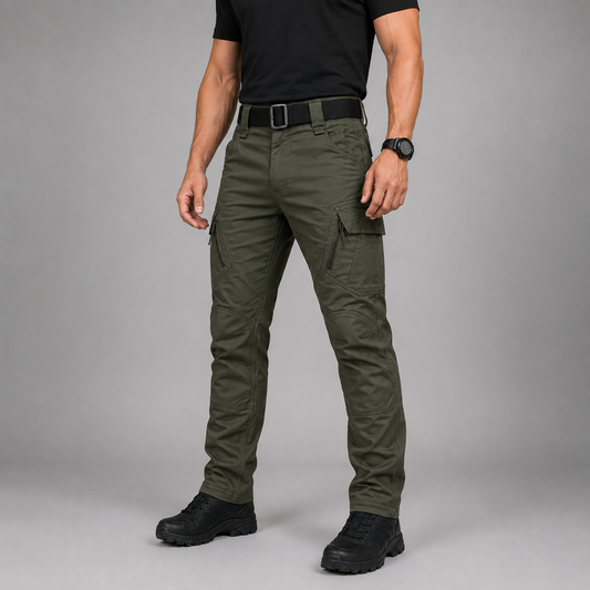 Men's Waterproof Cargo Trousers – Multi Pocket Outdoor Utility