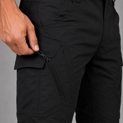 Men's Waterproof Cargo Trousers – Multi Pocket Outdoor Utility