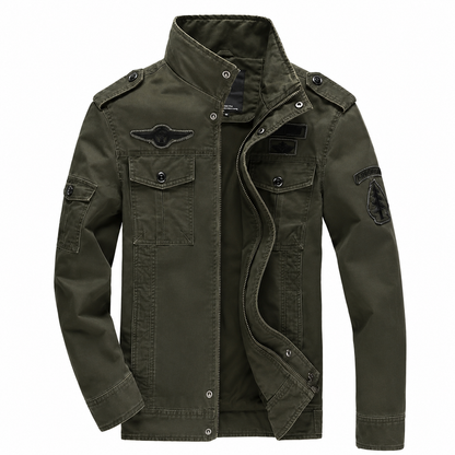 Men's Air Force Cargo Jacket – Premium Military Style with Utility Pockets
