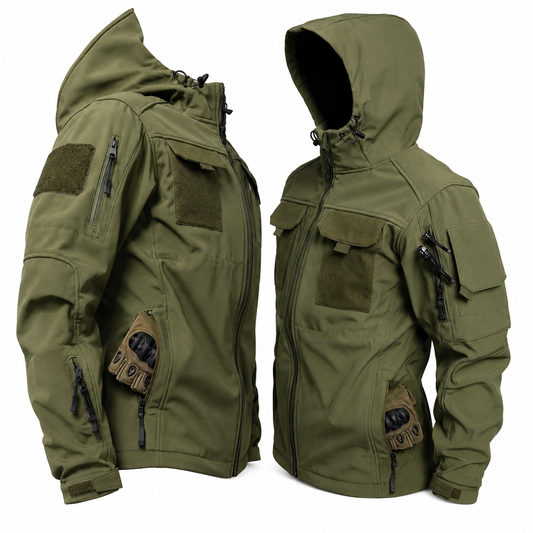 Men's Tactical Softshell Jacket – Waterproof Military Style for Autumn & Winter