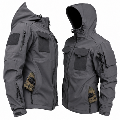 Men's Tactical Softshell Jacket – Waterproof Military Style for Autumn & Winter