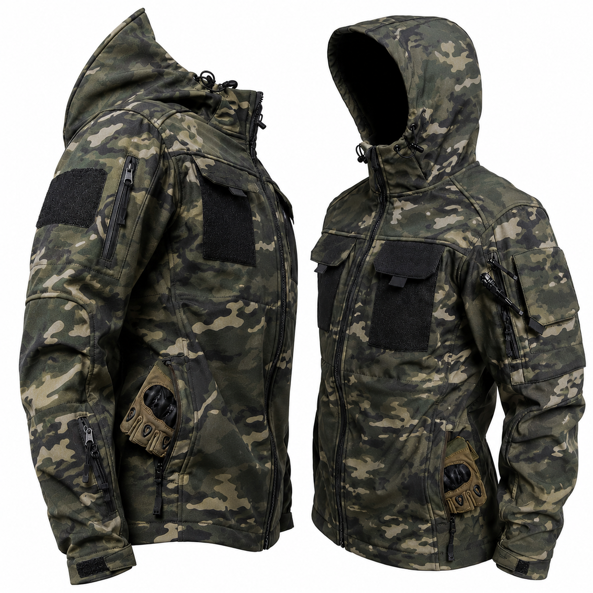 Men's Tactical Softshell Jacket – Waterproof Military Style for Autumn & Winter