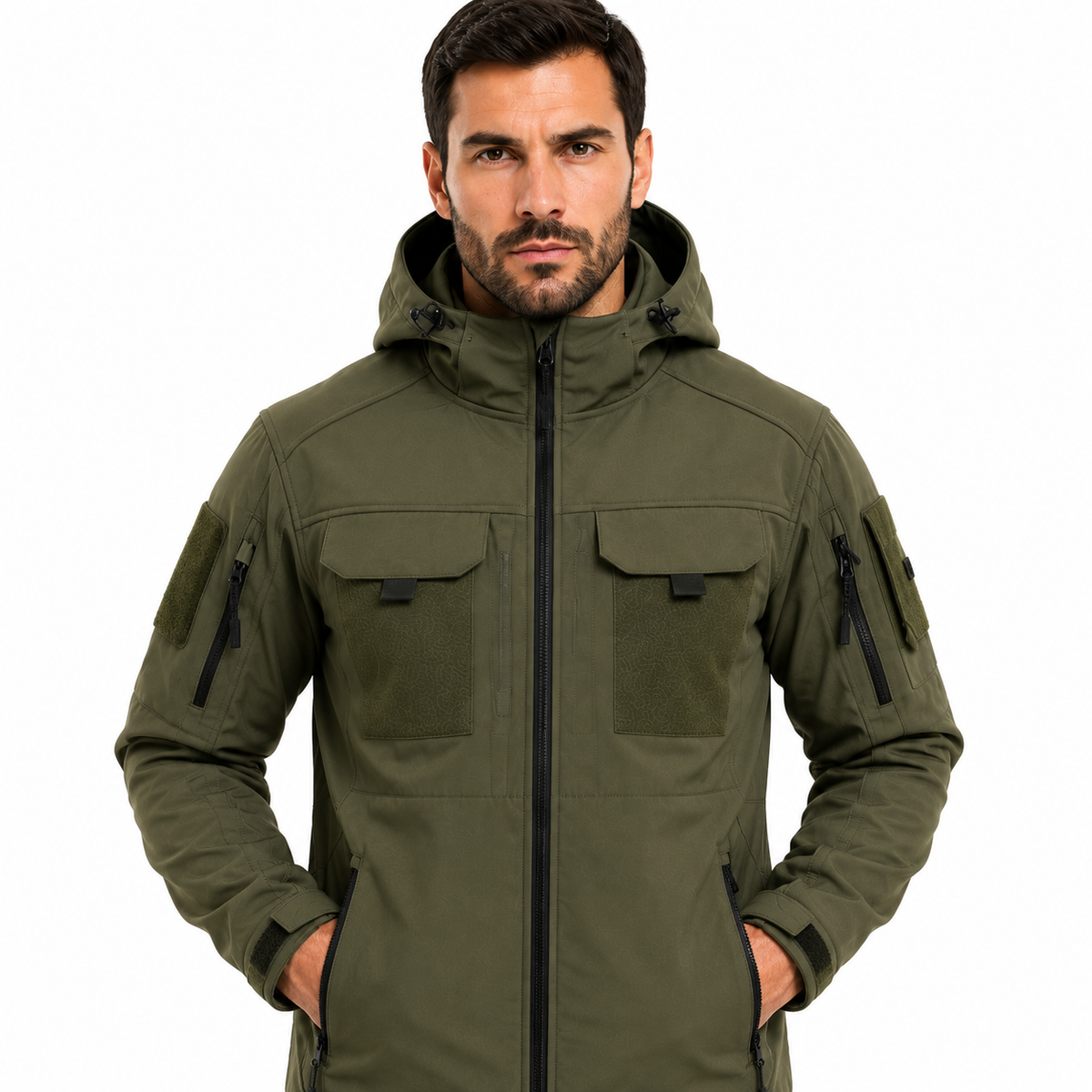 Men's Tactical Softshell Jacket – Waterproof Military Style for Autumn & Winter
