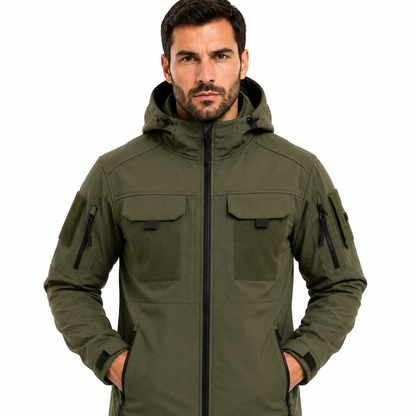Men's Tactical Softshell Jacket – Waterproof Military Style for Autumn & Winter