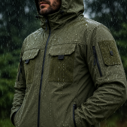 Men's Tactical Softshell Jacket – Waterproof Military Style for Autumn & Winter
