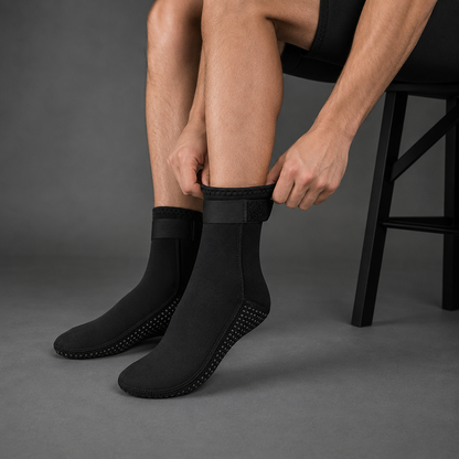 5mm Waterproof Neoprene Thermal Socks – Anti-Slip for Surfing and Extreme Cold