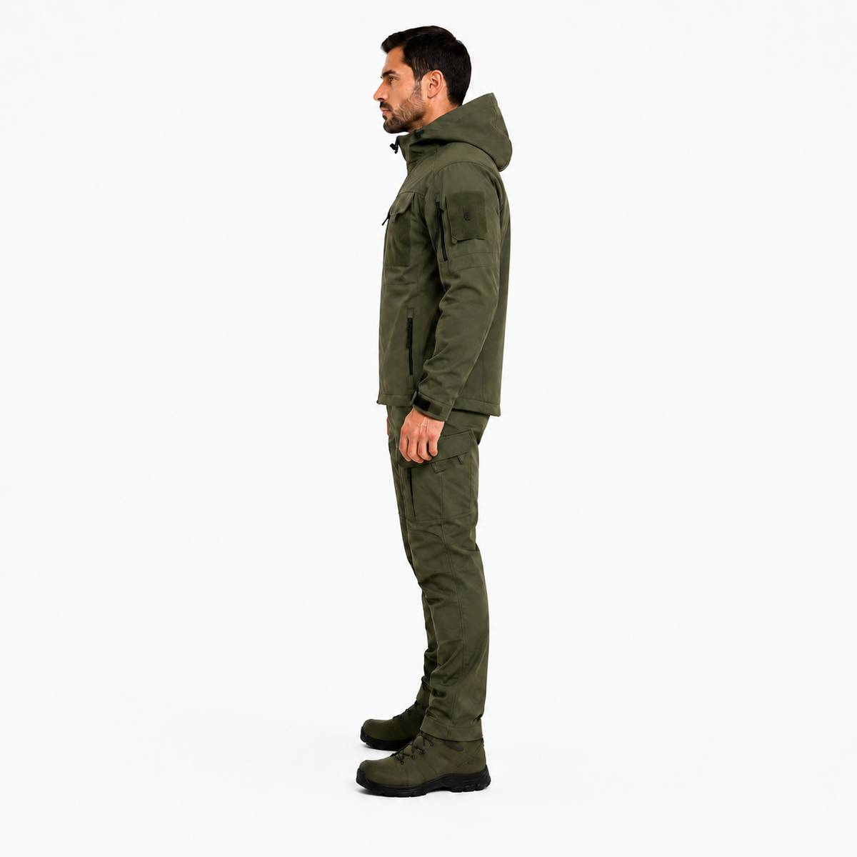 Men's Tactical Softshell Jacket – Waterproof Military Style for Autumn & Winter