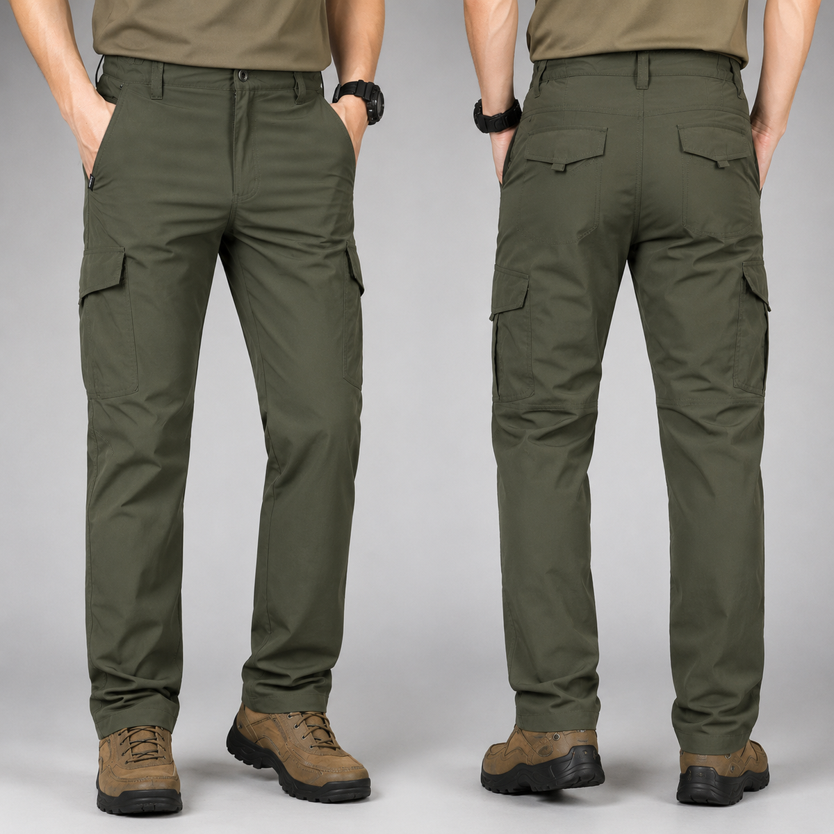 Men's Waterproof Tactical Cargo Pants – Built for Urban and Outdoor Performance