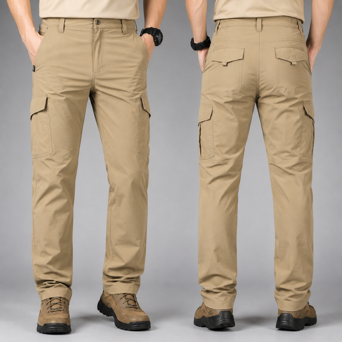 Men's Waterproof Tactical Cargo Pants – Built for Urban and Outdoor Performance