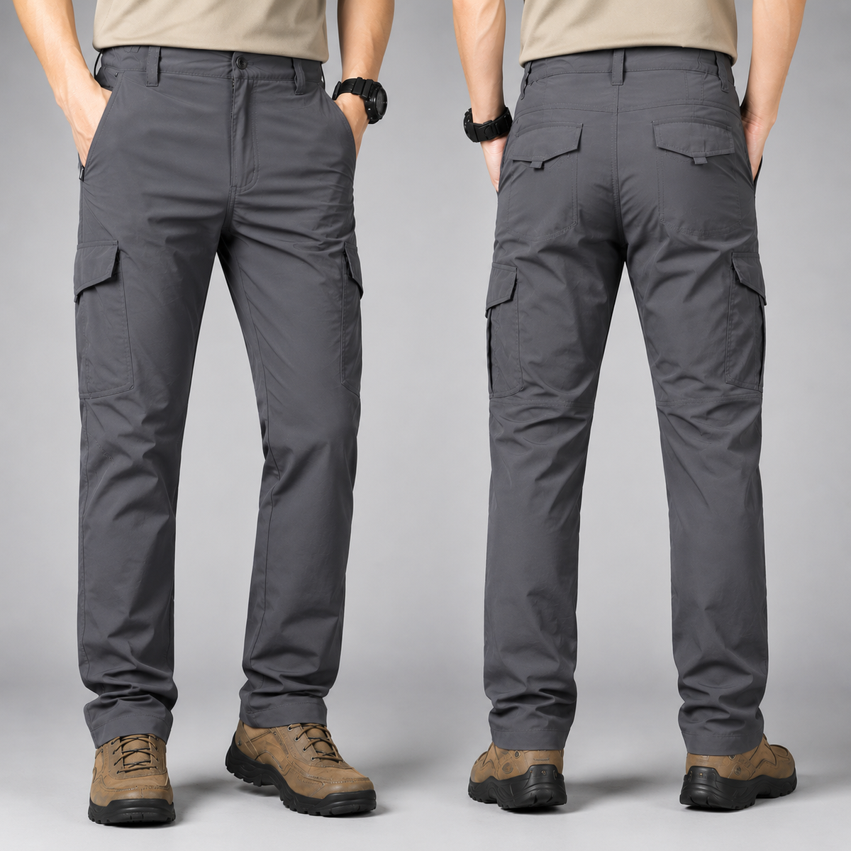 Men's Waterproof Tactical Cargo Pants – Built for Urban and Outdoor Performance