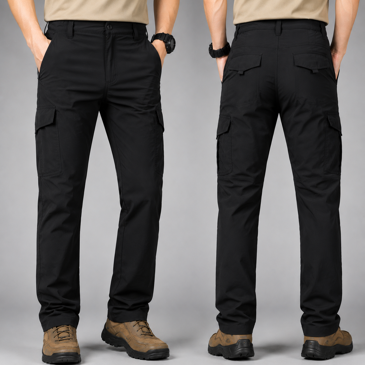 Men's Waterproof Tactical Cargo Pants – Built for Urban and Outdoor Performance