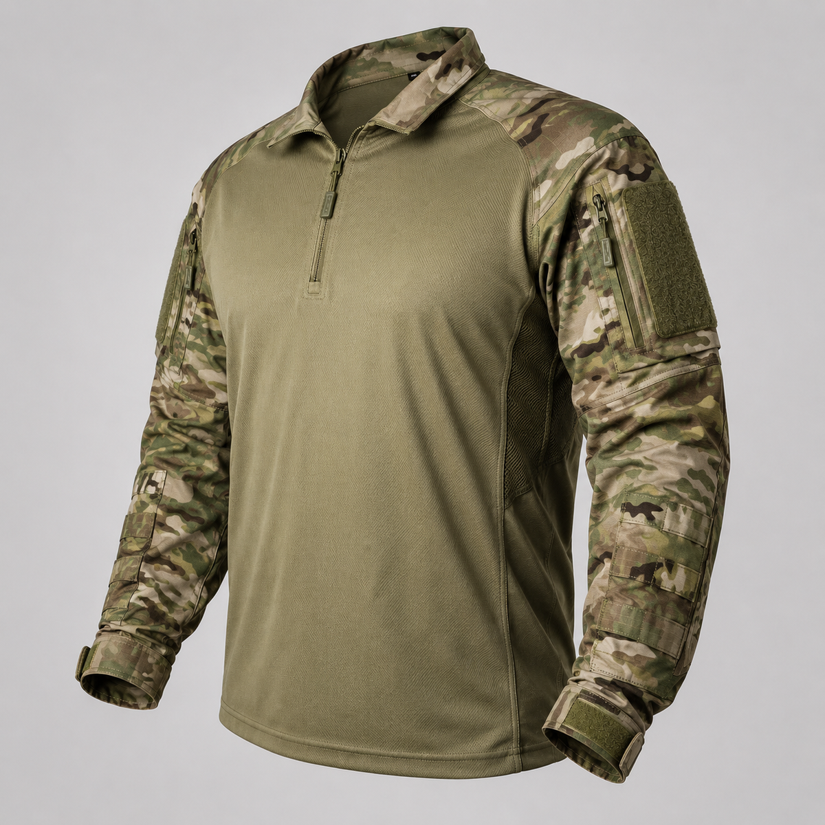 UFS Tactical Combat Shirt with Elbow Pads – Breathable & Stretch Military Shirt