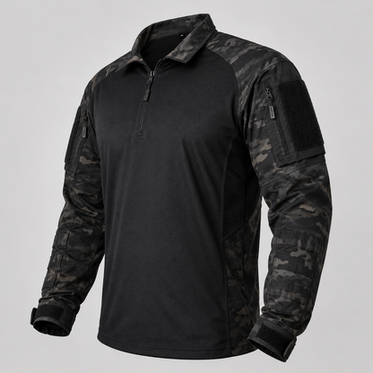 UFS Tactical Combat Shirt with Elbow Pads – Breathable & Stretch Military Shirt