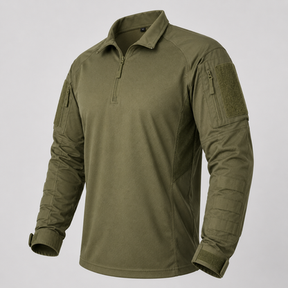 UFS Tactical Combat Shirt with Elbow Pads – Breathable & Stretch Military Shirt