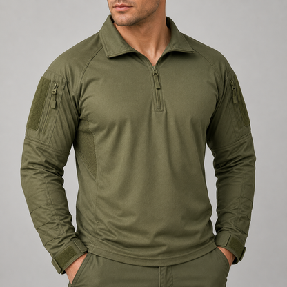 UFS Tactical Combat Shirt with Elbow Pads – Breathable & Stretch Military Shirt