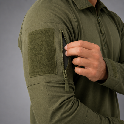 UFS Tactical Combat Shirt with Elbow Pads – Breathable & Stretch Military Shirt