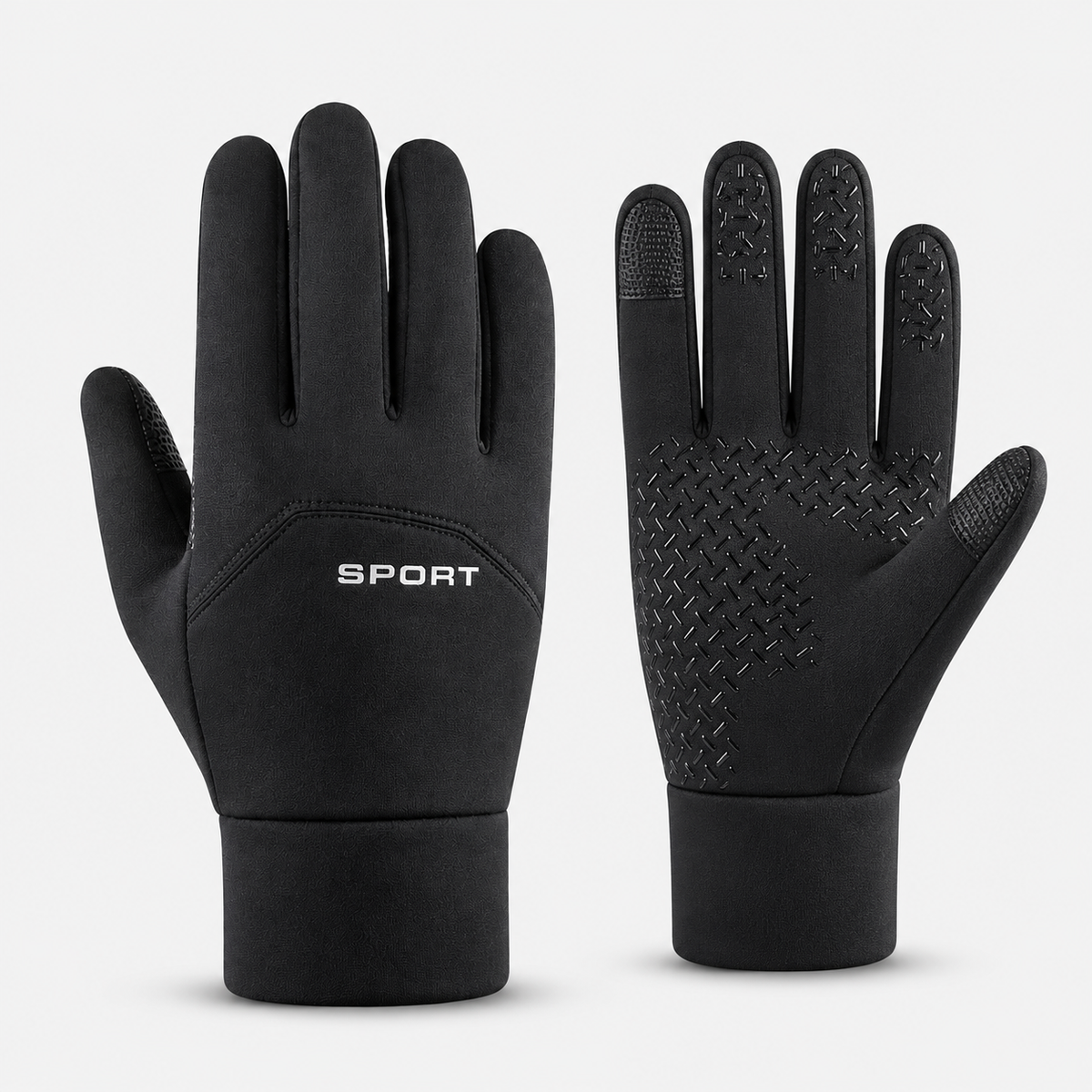 Urban Shield Men’s Thermal Touchscreen Gloves – Anti-Slip and Water-Repellent