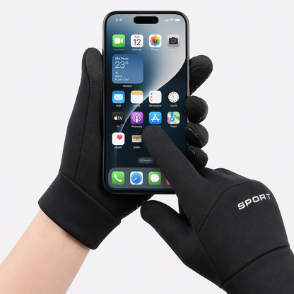 Urban Shield Men’s Thermal Touchscreen Gloves – Anti-Slip and Water-Repellent