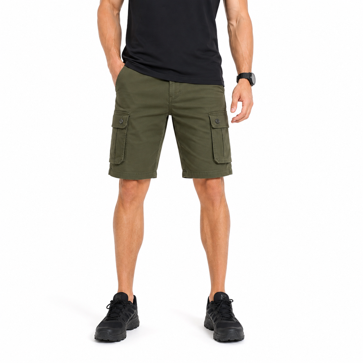 Men's Outdoor Cargo Shorts – Durable Utility Design
