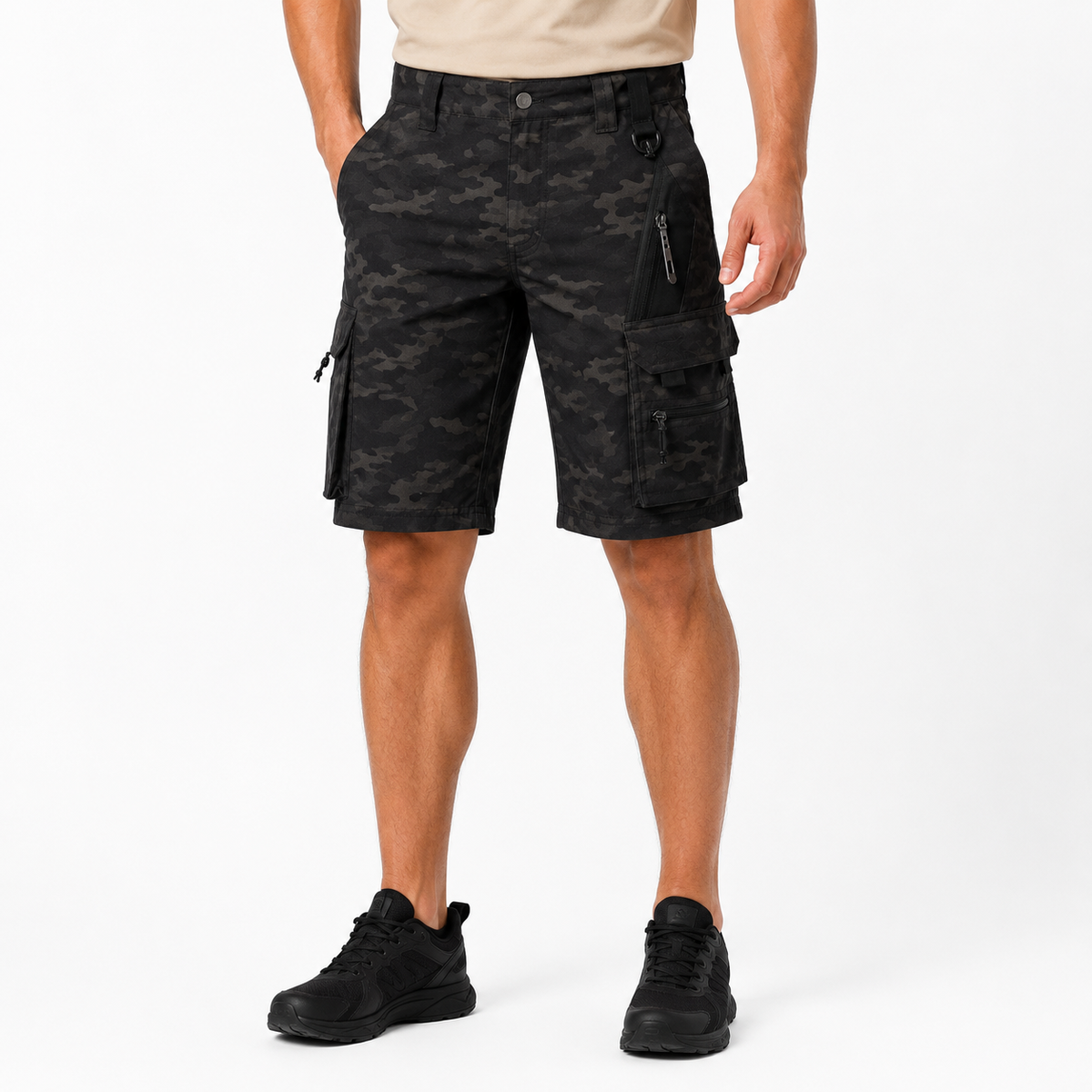 Premium Men's Tactical Cargo Shorts – Multi Pocket Utility Design