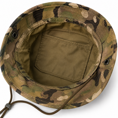 Premium Tactical Boonie Hat for Men – Wide Brim Sun Protection
