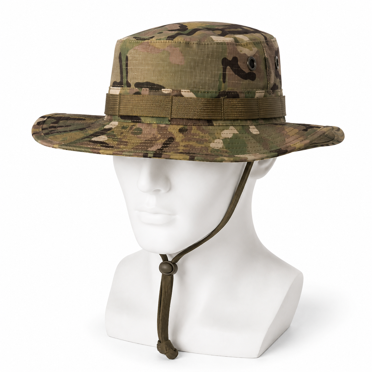 Premium Tactical Boonie Hat for Men – Wide Brim Sun Protection
