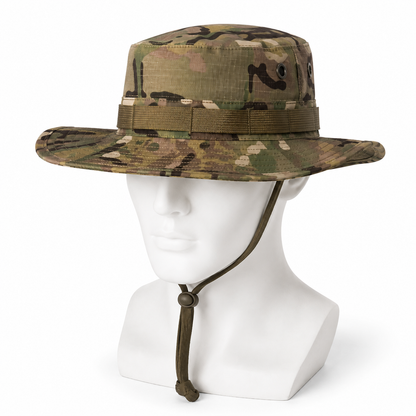 Premium Tactical Boonie Hat for Men – Wide Brim Sun Protection