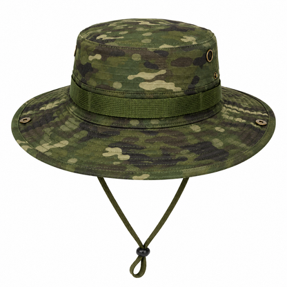 Premium Tactical Boonie Hat for Men – Wide Brim Sun Protection
