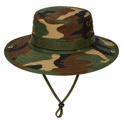 Premium Tactical Boonie Hat for Men – Wide Brim Sun Protection