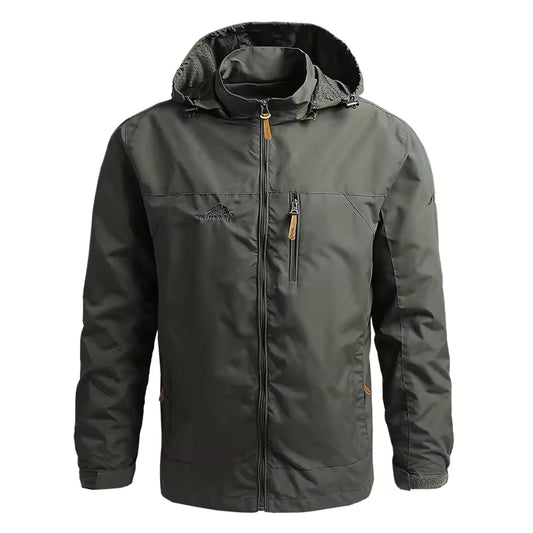 Men's Waterproof Windbreaker Jacket with Hood – Premium Outdoor Gear