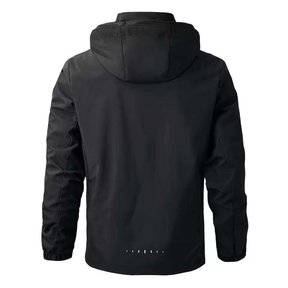 Men's Waterproof Hooded Jacket – Lightweight Waterproof Hooded Hiking Coat