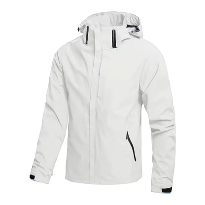 Men's Waterproof Hooded Jacket – Lightweight Waterproof Hooded Hiking Coat