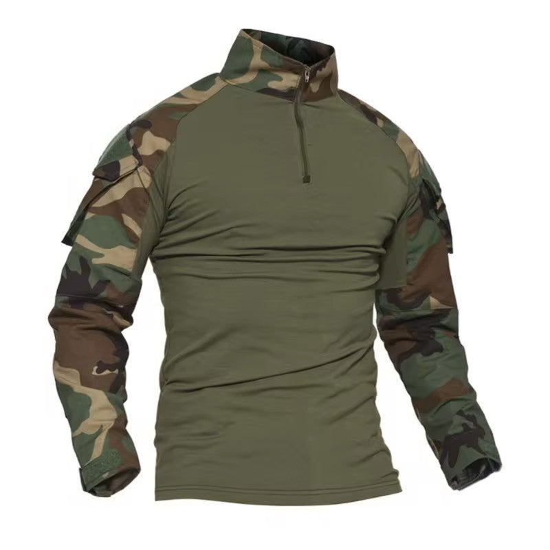 Men's Tactical Long Sleeve Shirt – Outdoor Hiking Performance Wear