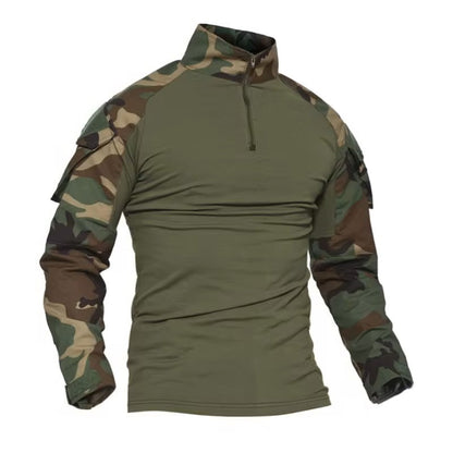 Men's Tactical Long Sleeve Shirt – Outdoor Hiking Performance Wear