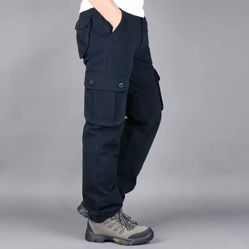 Men's Tactical Cargo Pants – Durable Cotton Outdoor Hiking Trousers