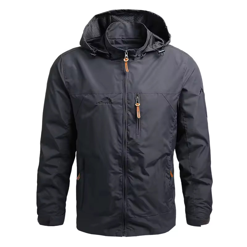 Men's Waterproof Windbreaker Jacket with Hood – Premium Outdoor Gear