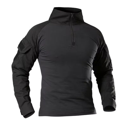 Men's Tactical Long Sleeve Shirt – Outdoor Hiking Performance Wear