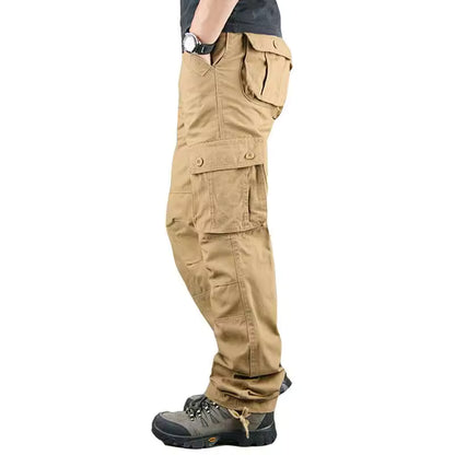 Men's Tactical Cargo Pants – Durable Cotton Outdoor Hiking Trousers
