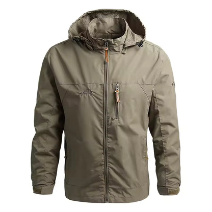 Men's Waterproof Windbreaker Jacket with Hood – Premium Outdoor Gear