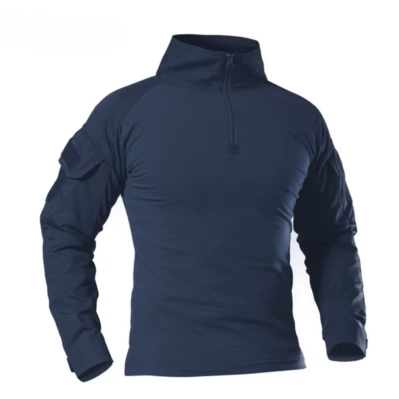 Men's Tactical Long Sleeve Shirt – Outdoor Hiking Performance Wear