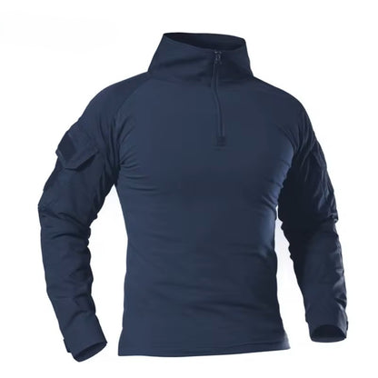 Men's Tactical Long Sleeve Shirt – Outdoor Hiking Performance Wear